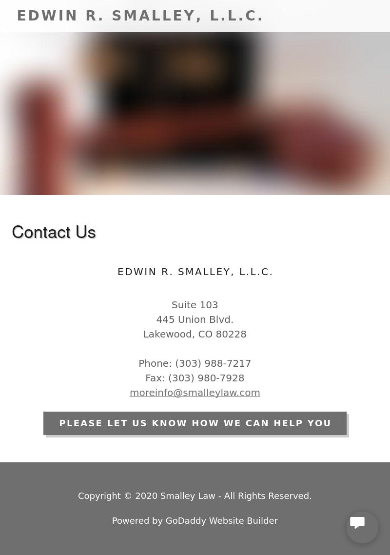 Edwin R. Smalley, L.L.C. - Lakewood CO Lawyers